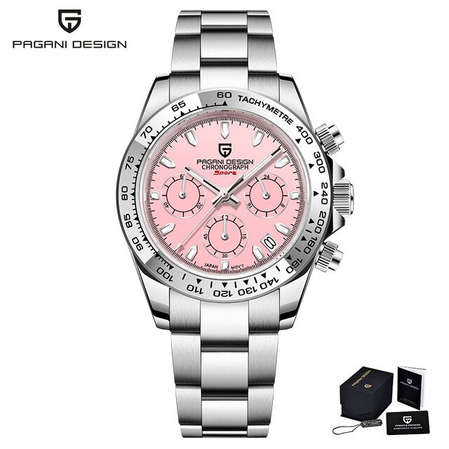 PAGANI Bezel Quartz Wristwatch