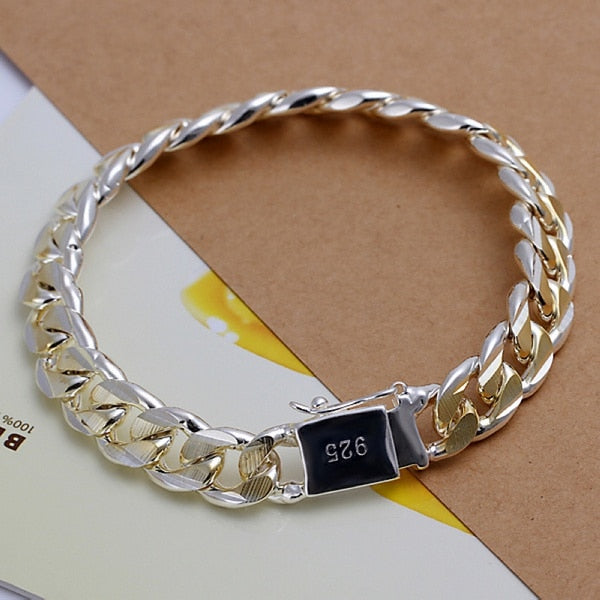 Noble 925 Sterling Silver Solid Chain