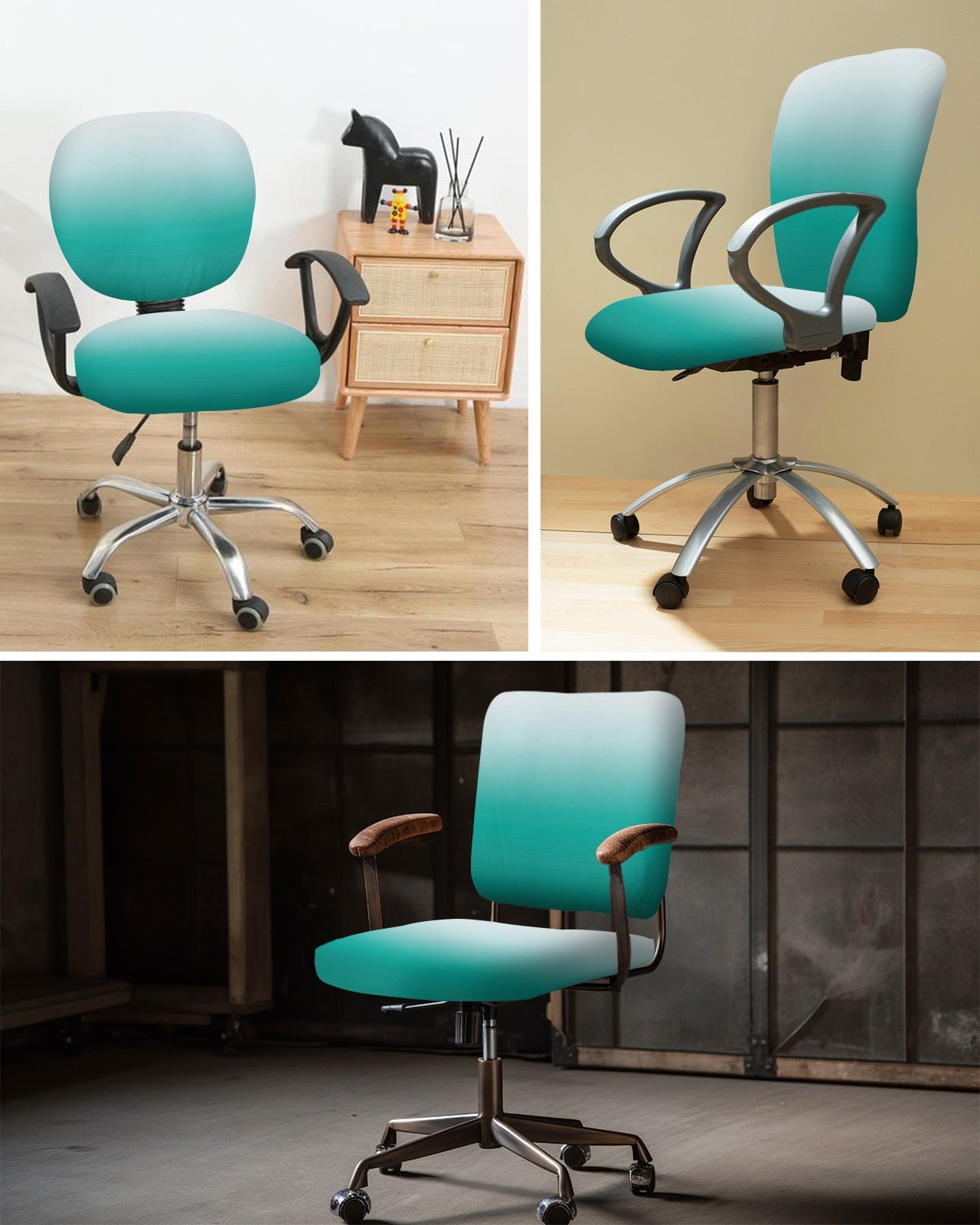 Turquoise Elastic Armchair