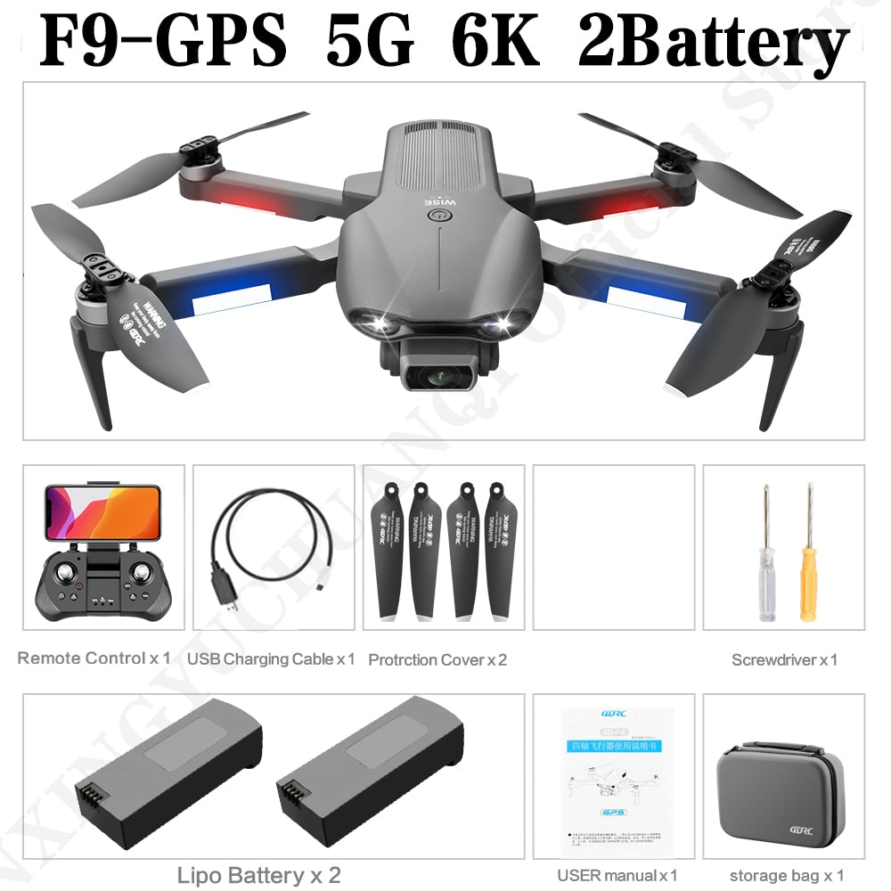 4DRC NEW F9 GPS Drone