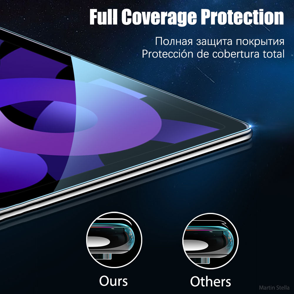 2 Piece Tempered Glass Screen Protector For iPad