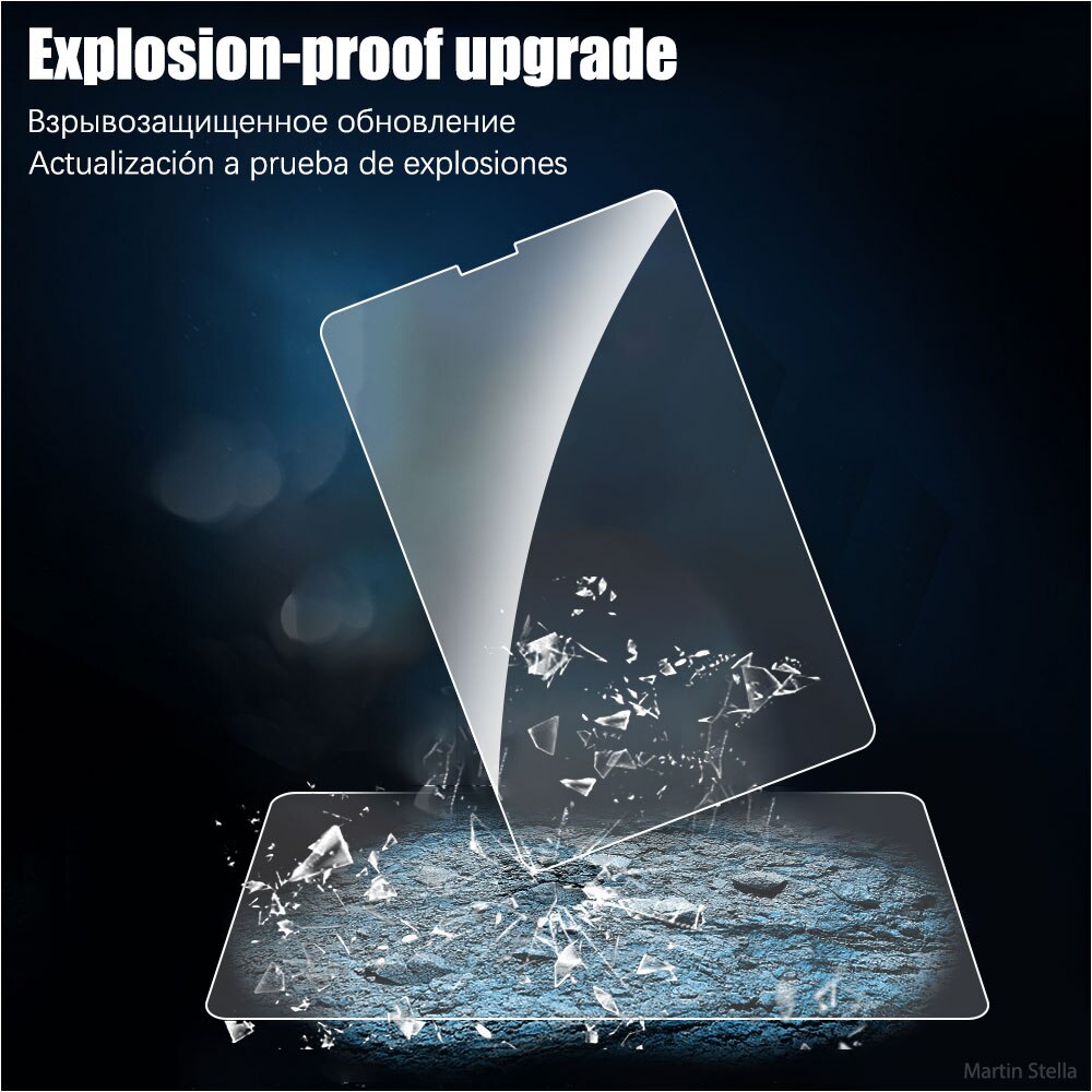 2 Piece Tempered Glass Screen Protector For iPad