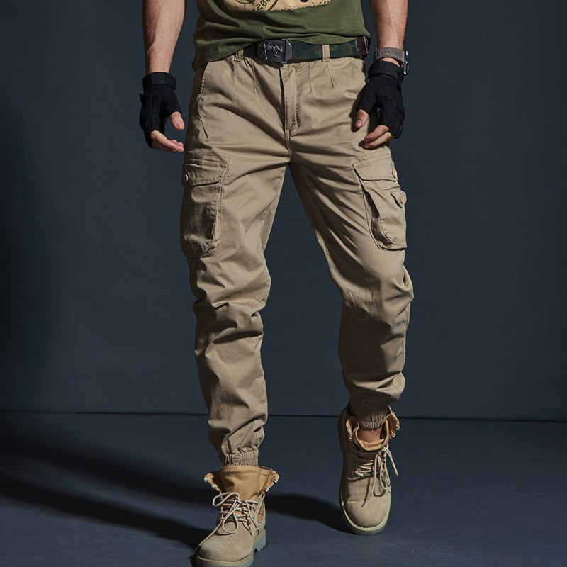 Casual Khaki Military Pants