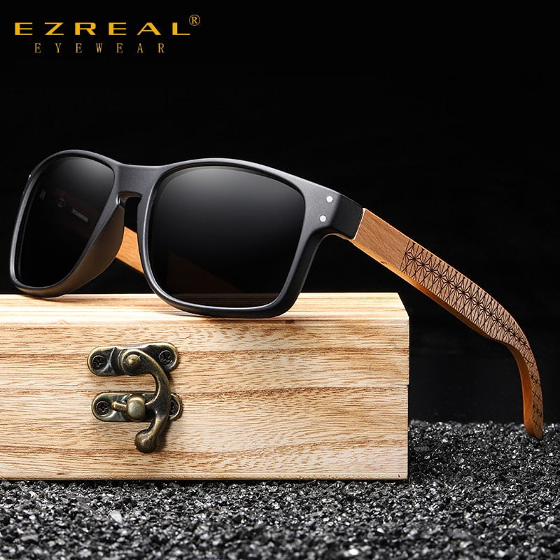 EZREAL Beech Wood Sunglasses