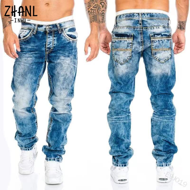 Vintage Wash Baggy Jeans