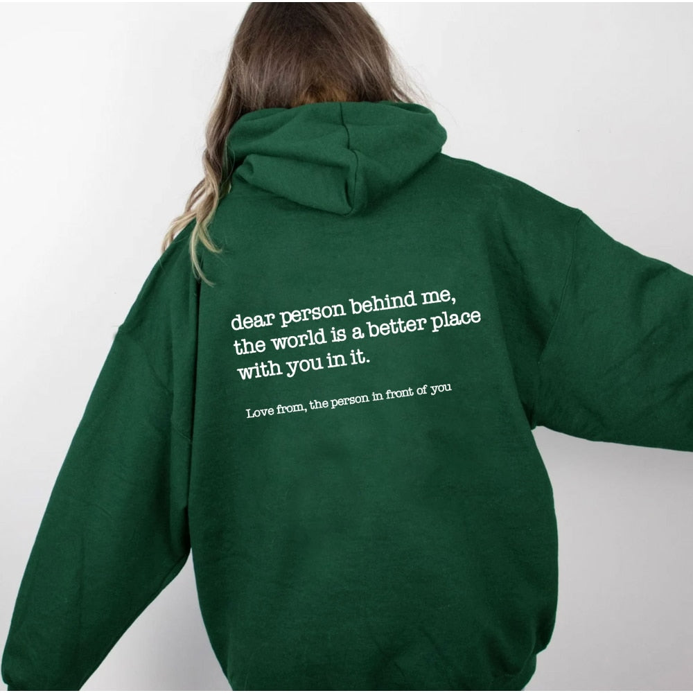 Dear Person Behind Me Hoodie