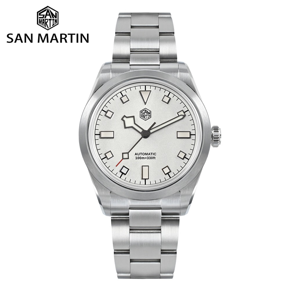 San Martin 38mm Vintage Dial Watch