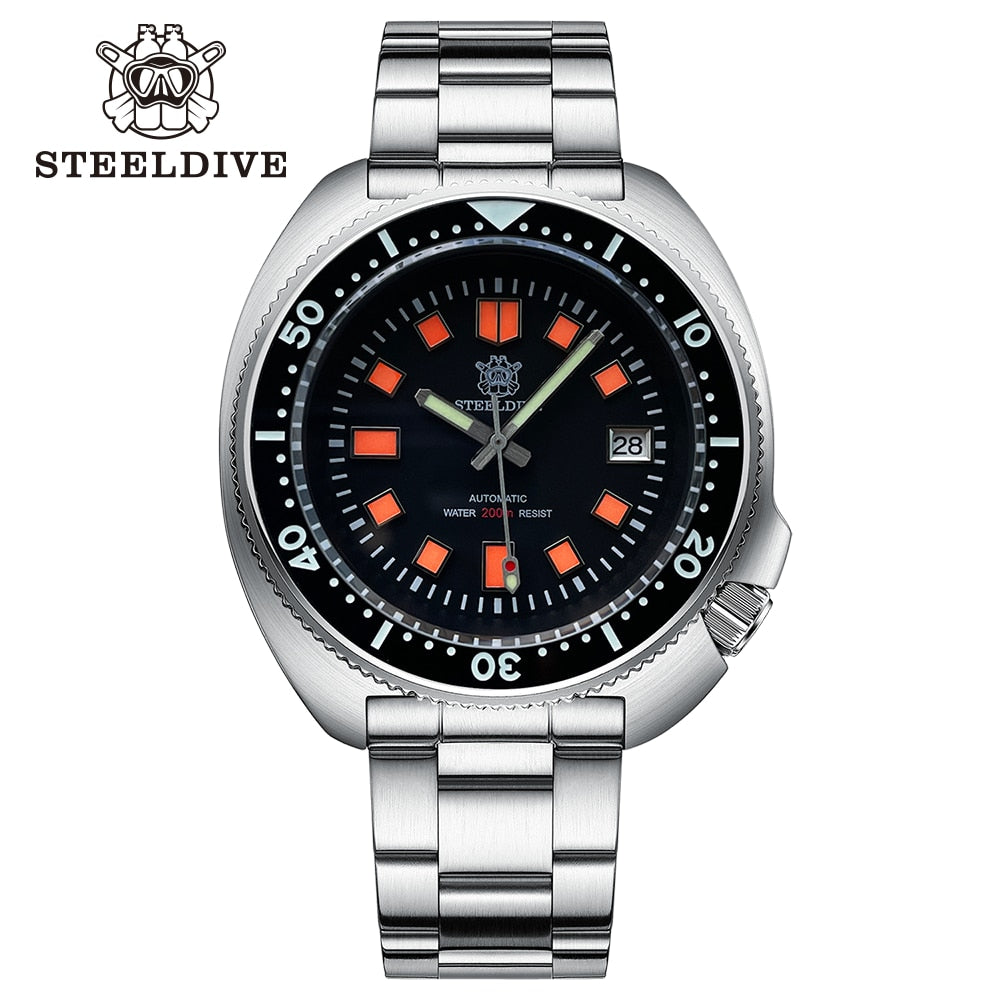 STEELDIVE 44mm Stainless Steel Watch