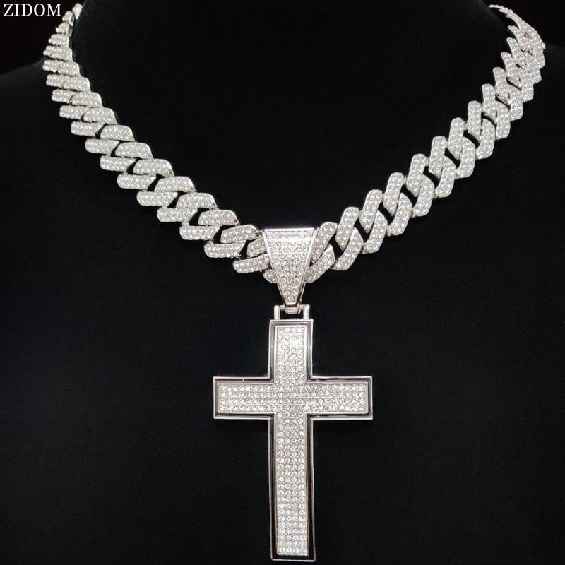 Cuban Hip Hop Cross Pendant