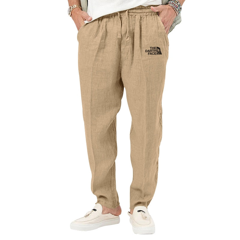 Straight Linen Pants