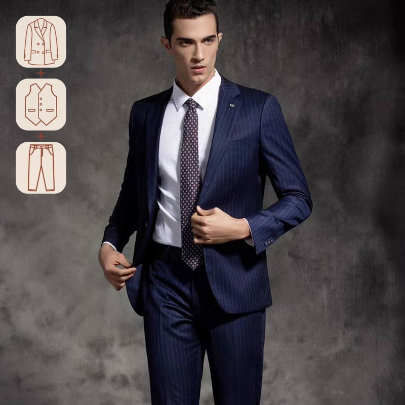 Premium British Stripe Suit