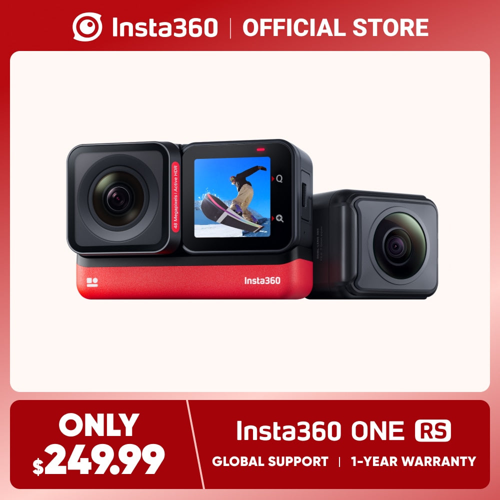 Insta360 ONE RS Waterproof 4K 60fps Action Camera