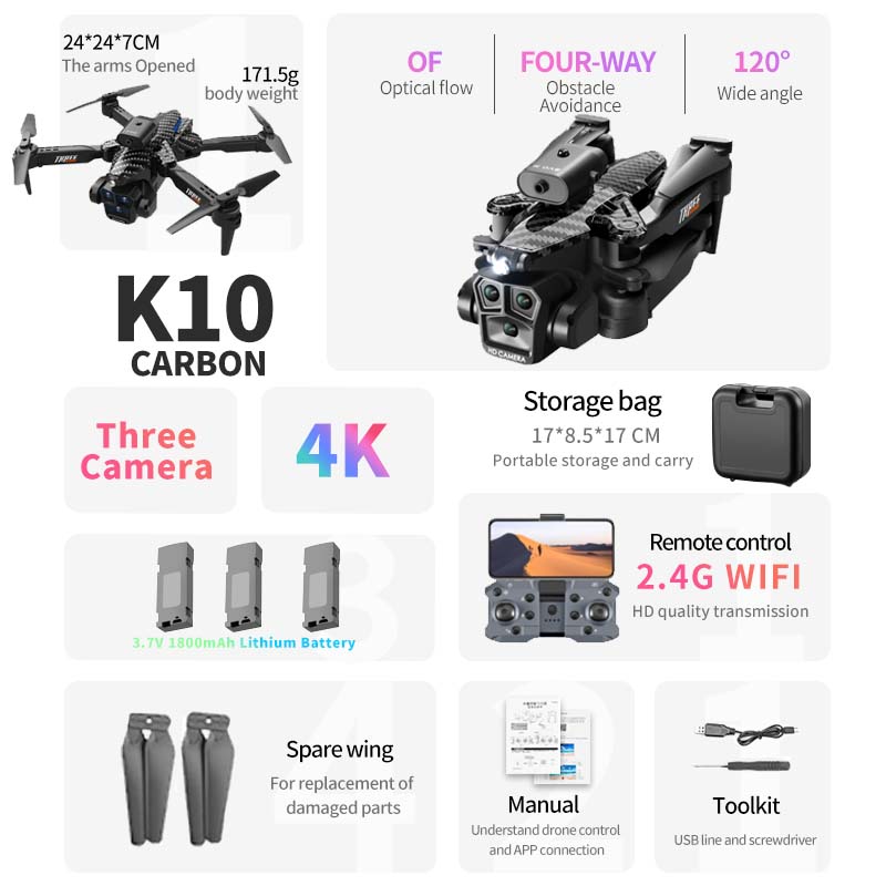 KBDFA K10 Max Drone