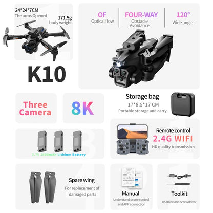 KBDFA K10 Max Drone
