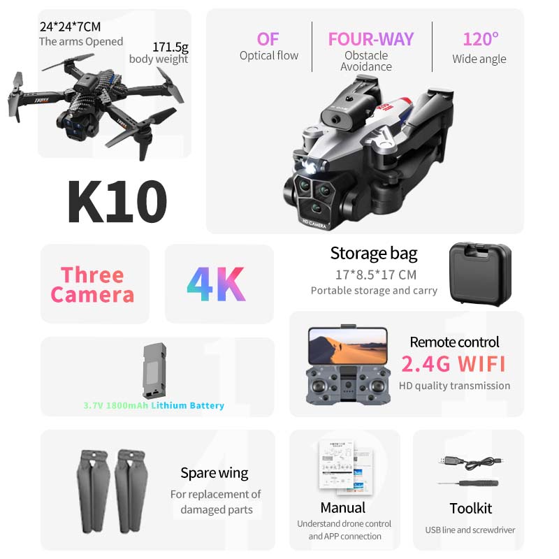 KBDFA K10 Max Drone