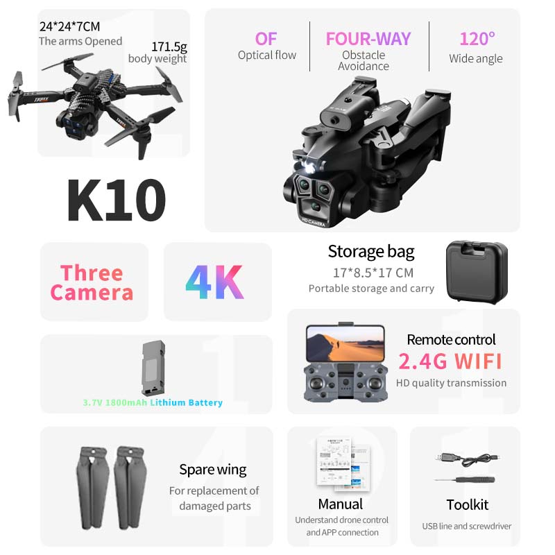 KBDFA K10 Max Drone