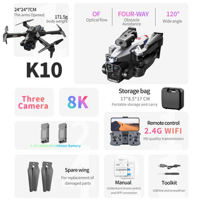 KBDFA K10 Max Drone