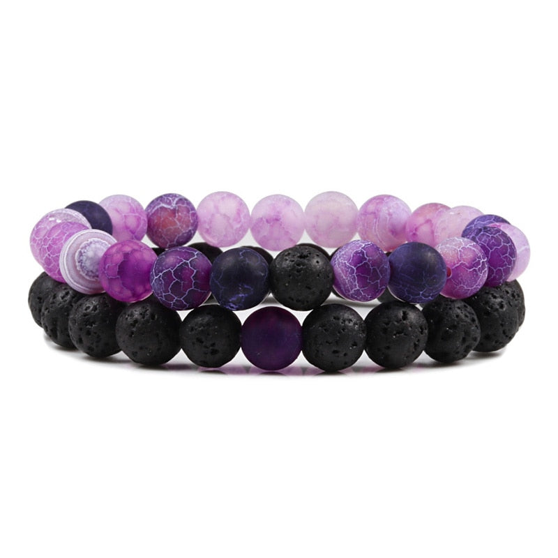 Lava Stone Beaded Bracelet