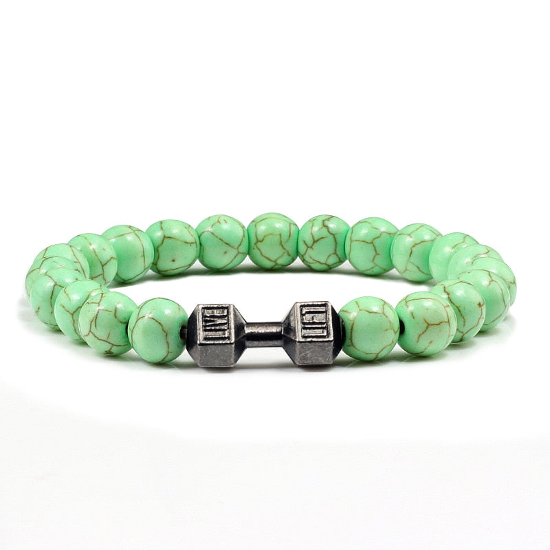 Natural Stone Beaded Bracelet