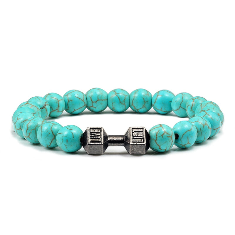 Natural Stone Beaded Bracelet