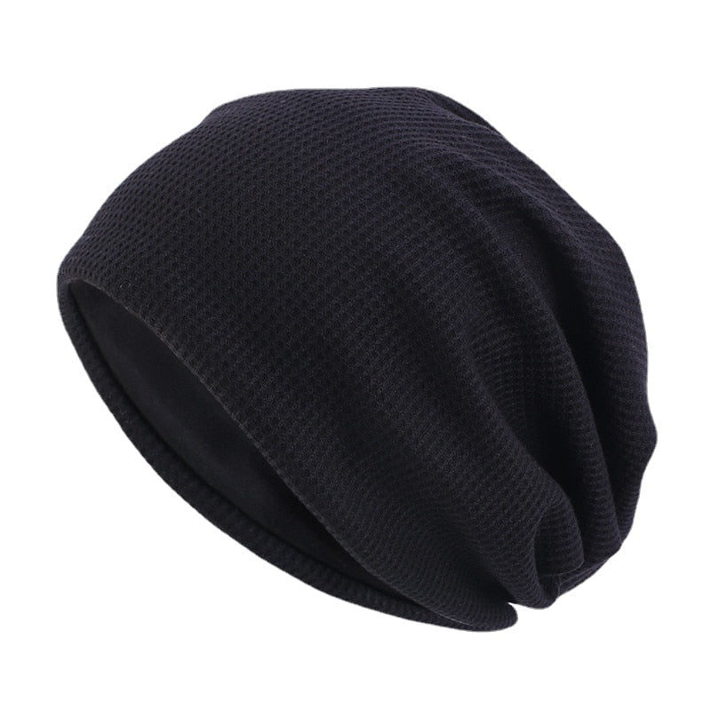 Double Fabric Cotton Beanie