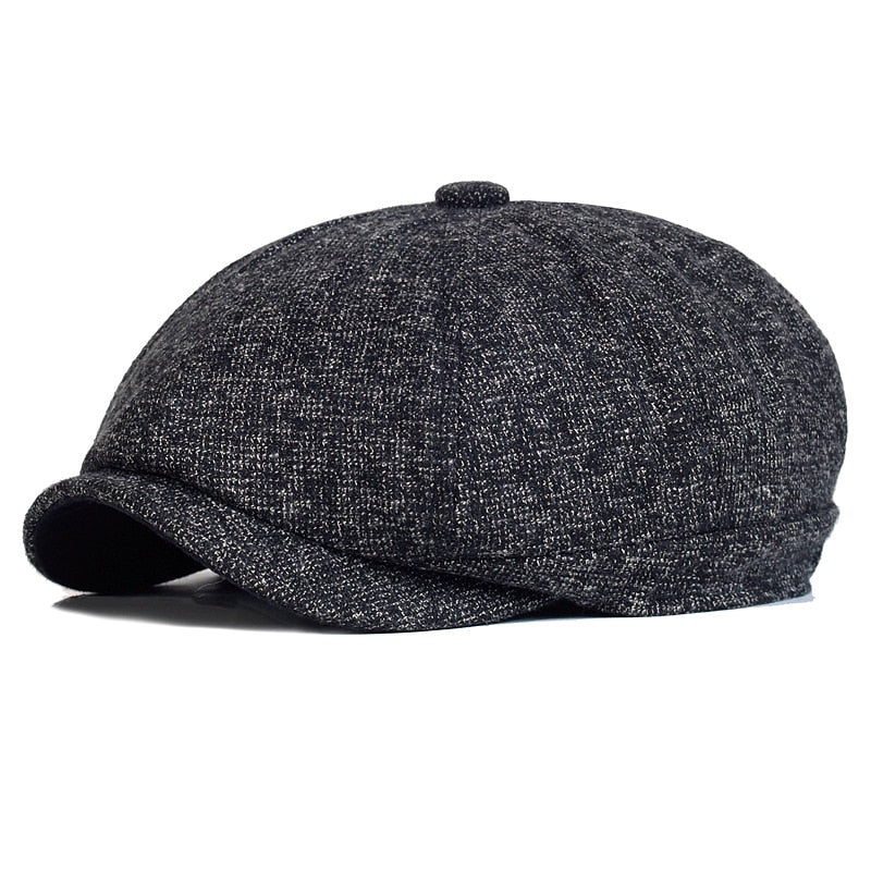 Thick Newsboy Flat Cap
