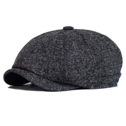Thick Newsboy Flat Cap