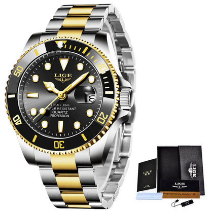 LIGE Luxury Diver's Watch