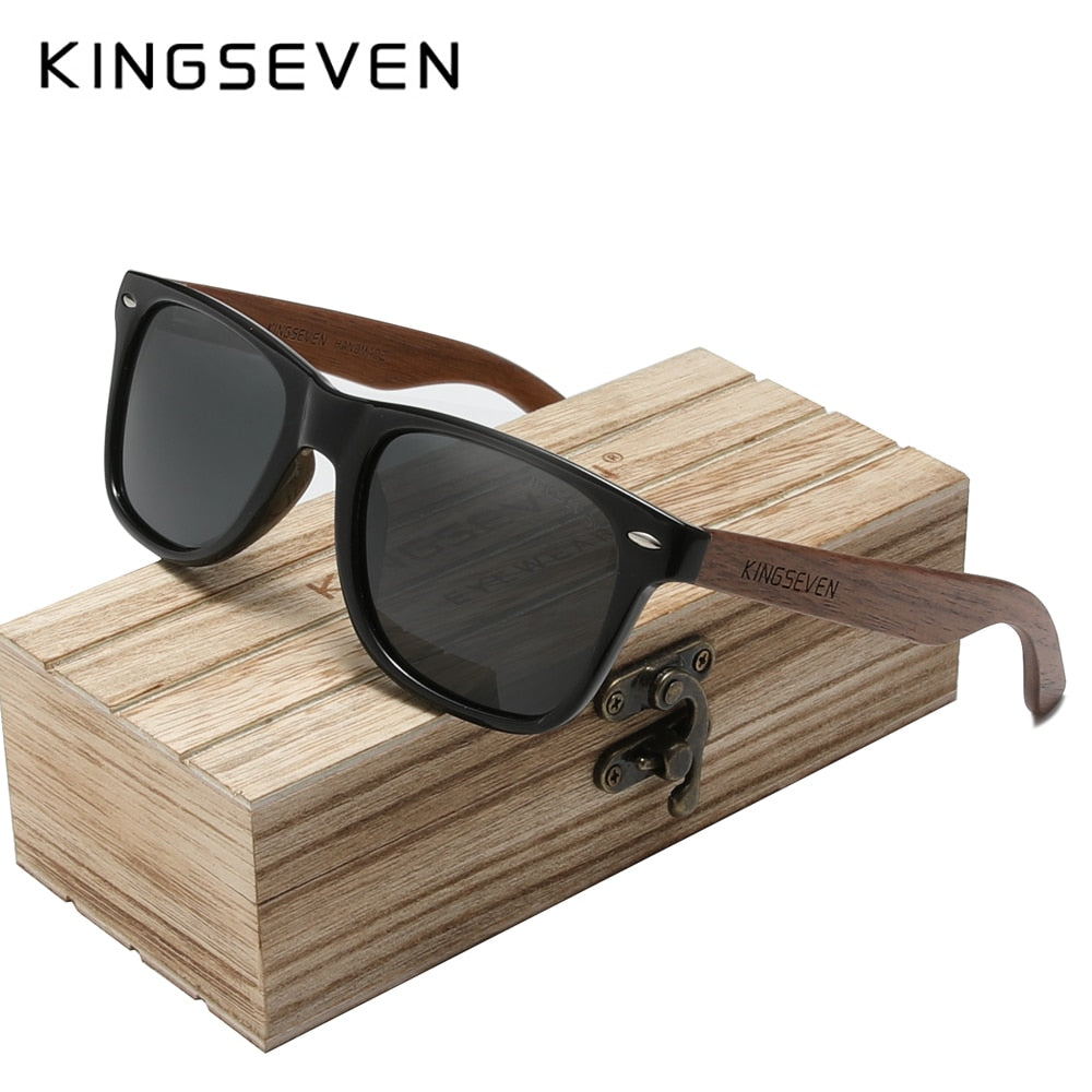 KINGSEVEN Wooden Sunglasses