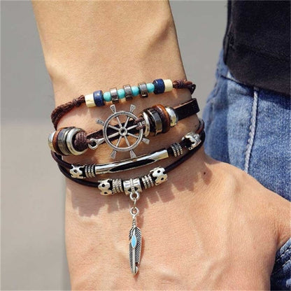 IFMIA Vintage Leather Bracelet