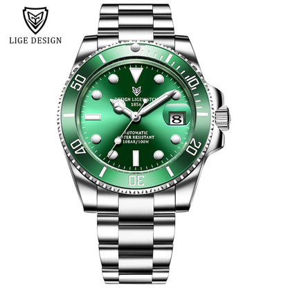 2023 LIGE Stainless Steel Watch