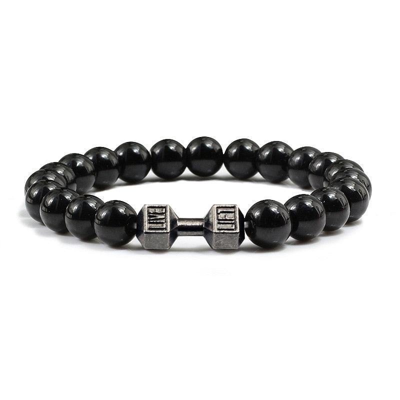 Natural Stone Beaded Bracelet