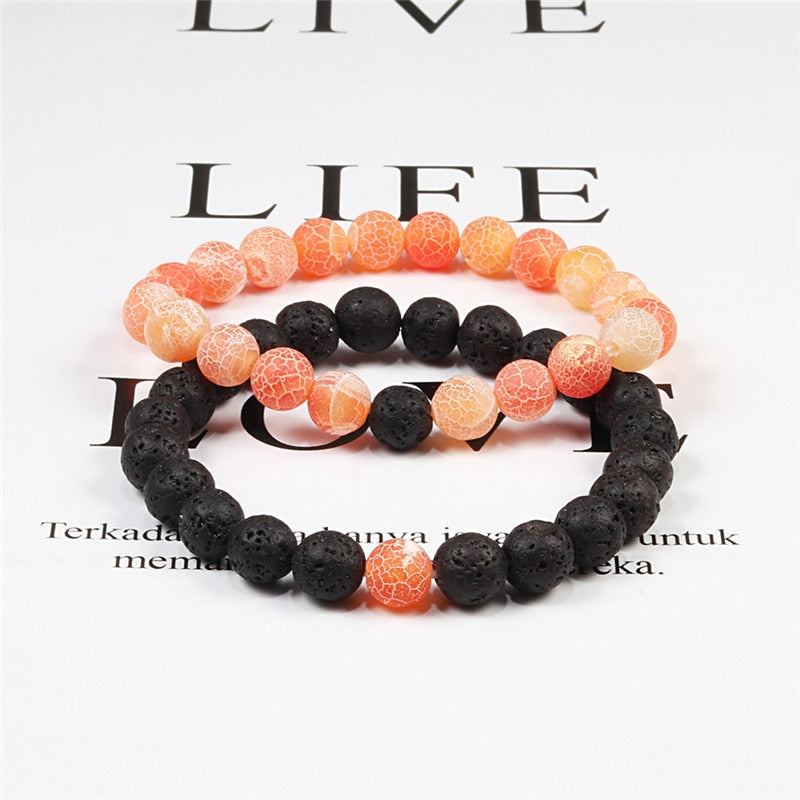 Lava Stone Beaded Bracelet