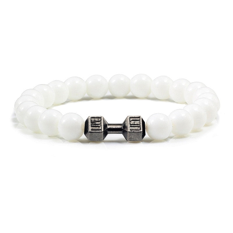 Natural Stone Beaded Bracelet