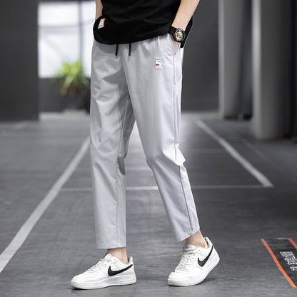Straight-Cut Ankle Pants