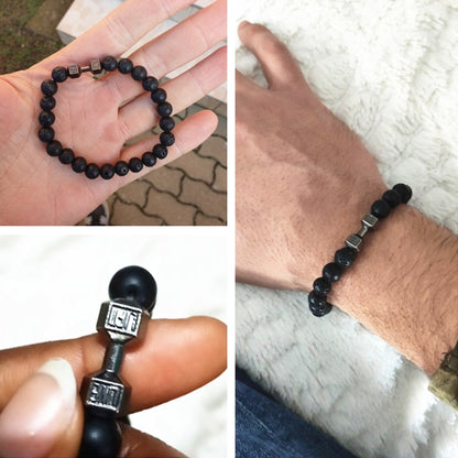 Natural Stone Beaded Bracelet
