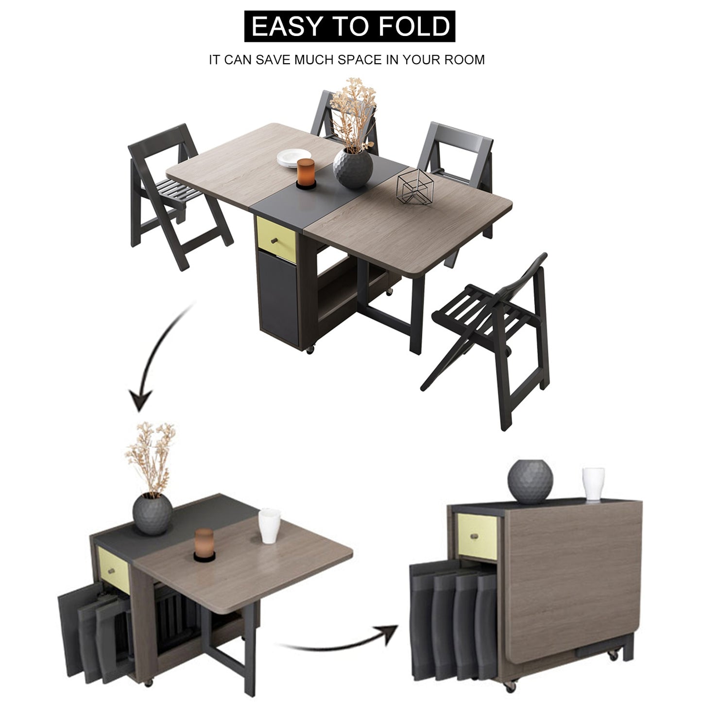 RAMA Folding Dining Table