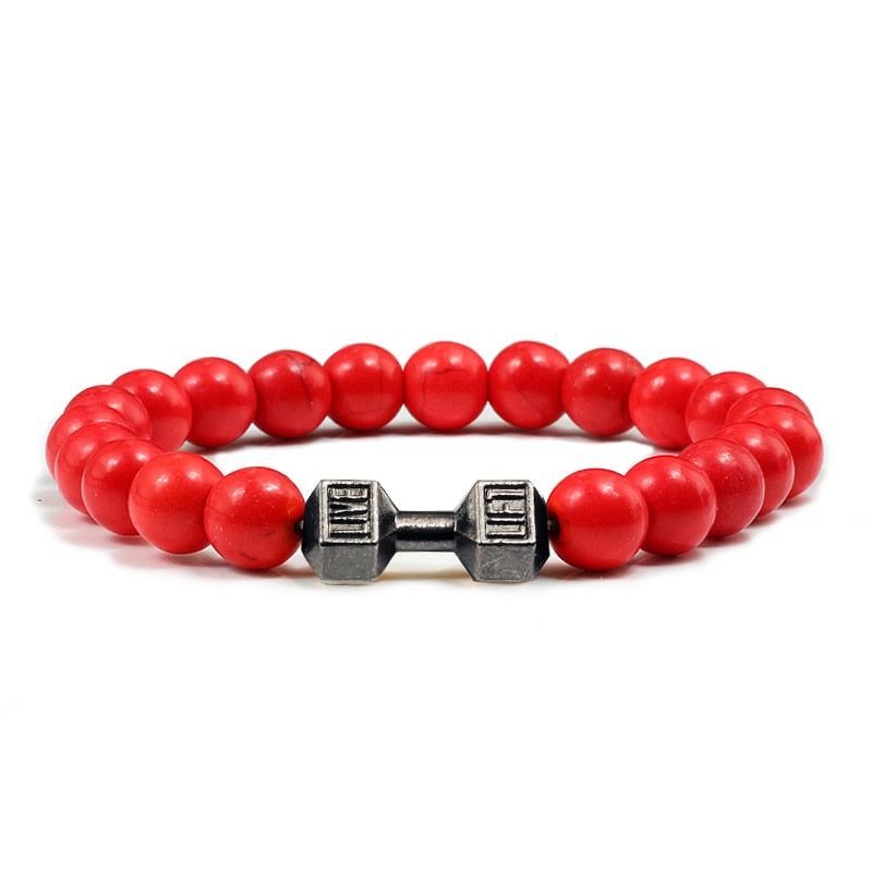 Natural Stone Beaded Bracelet