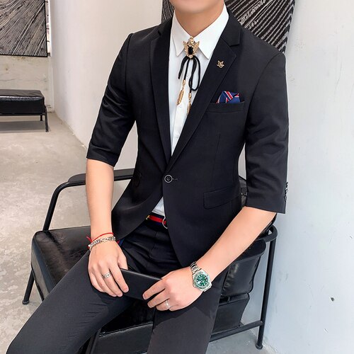 2 Piece Mid-Sleeve Suit