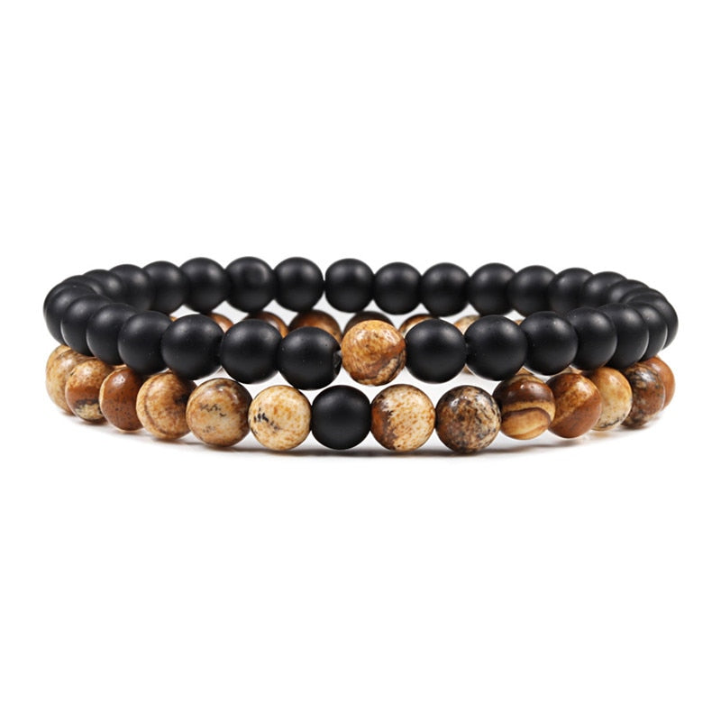 Lava Stone Beaded Bracelet