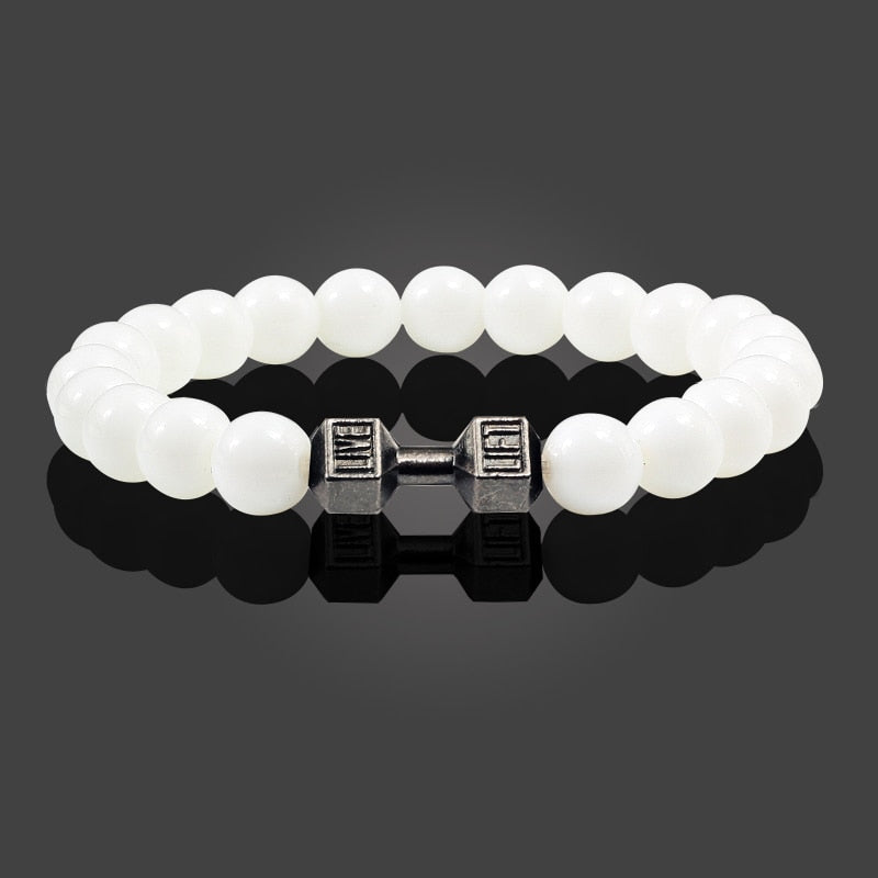 Natural Stone Beaded Bracelet