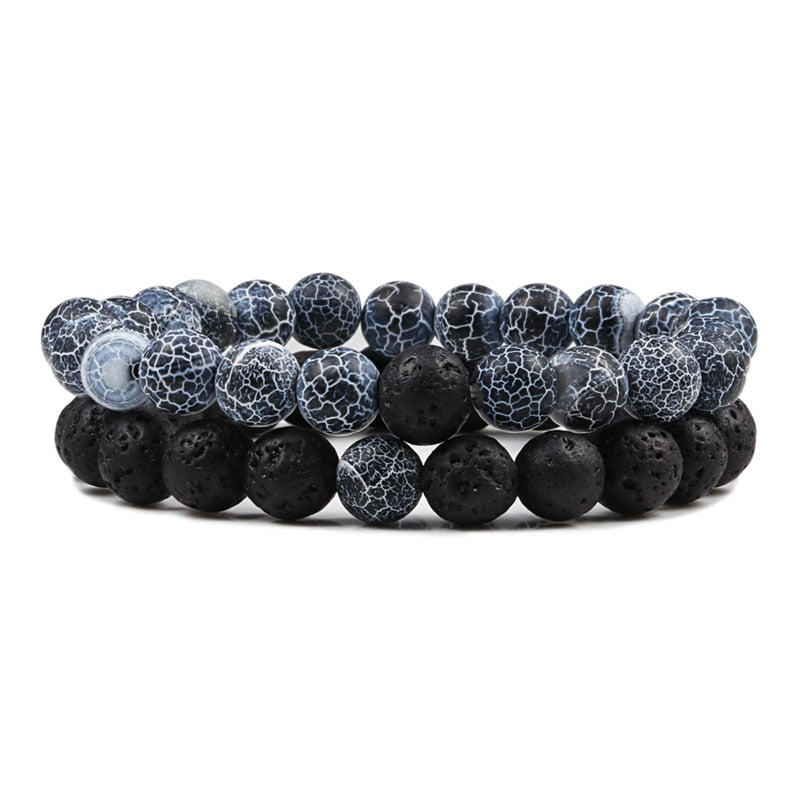 Lava Stone Beaded Bracelet