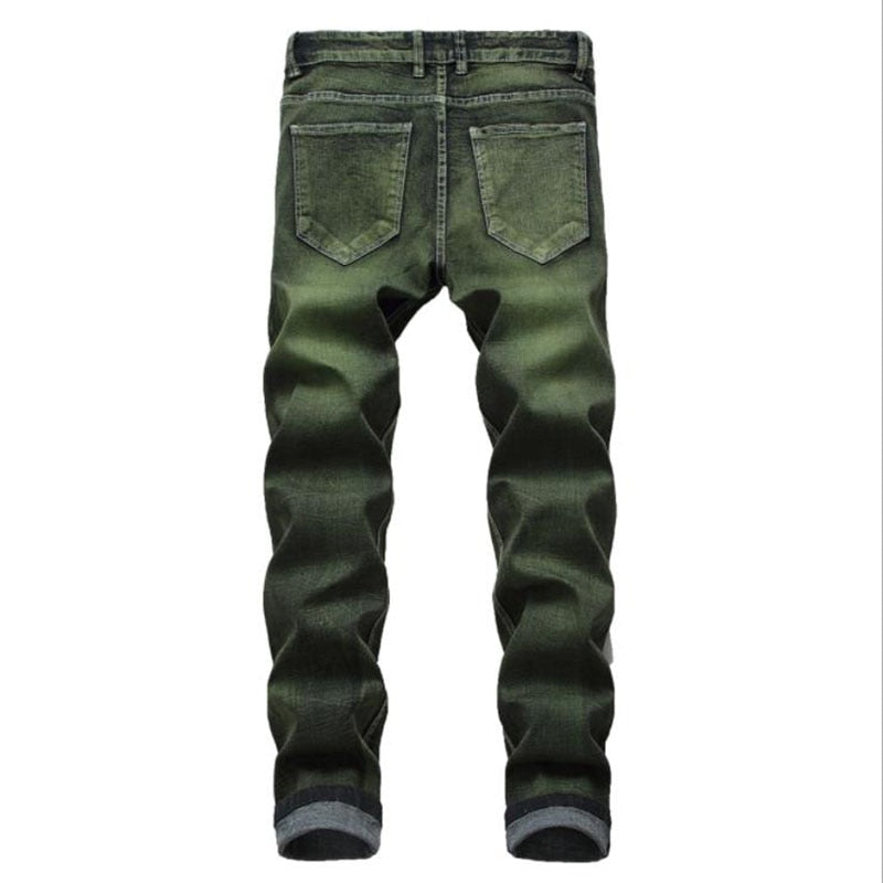 Straight Green Jeans
