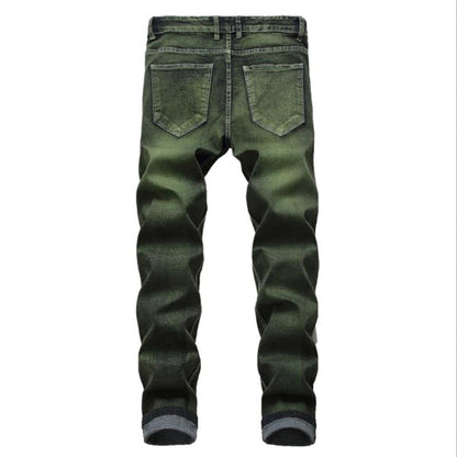 Straight Green Jeans
