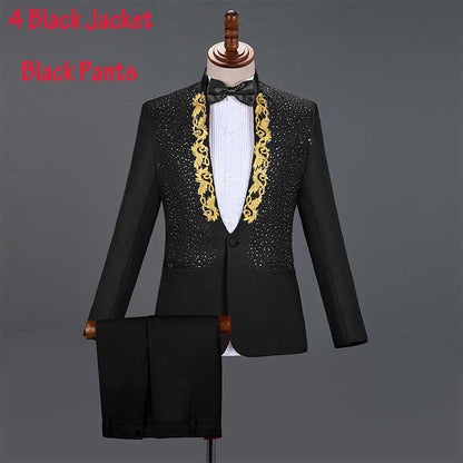 Crystal Embroidered Suit