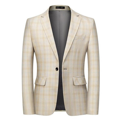 Spring Racing Plaid Blazer