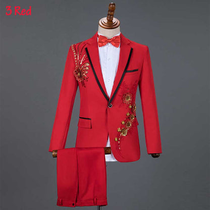 Crystal Embroidered Suit
