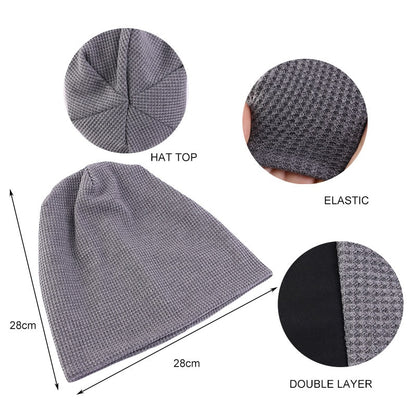Double Fabric Cotton Beanie