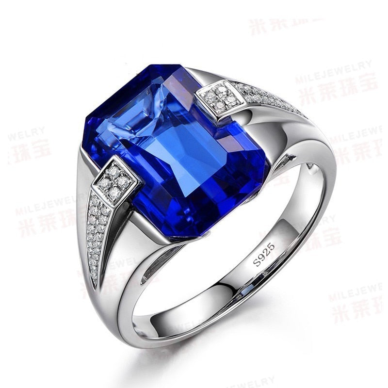 Sapphire 925 Sterling Ring
