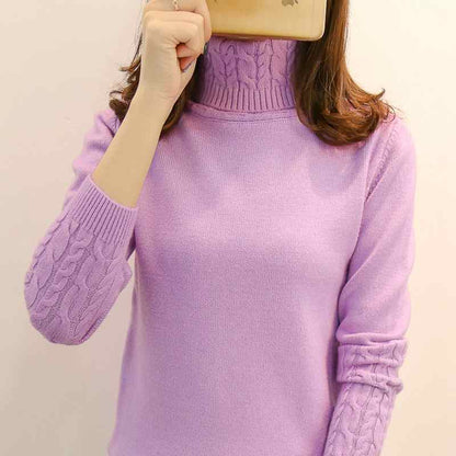 Woolen Turtleneck Pullover